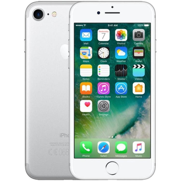 Apple iPhone 7 32GB Silver - BEGAGNAD - GOTT SKICK - OLÅST