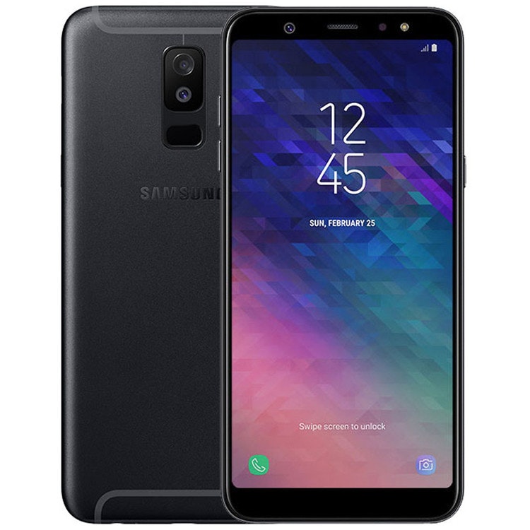 Samsung Galaxy A6 32GB Dual SIM Svart - BEGAGNAD - GOTT SKICK - OLÅST