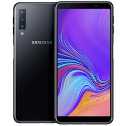 Samsung Galaxy A7 (2018) 64GB Dual SIM Svart - BEG - GOTT SKICK - OLÅST