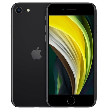 Apple iPhone SE (2020) 256GB Svart - BEGAGNAD - GOTT SKICK - OLÅST