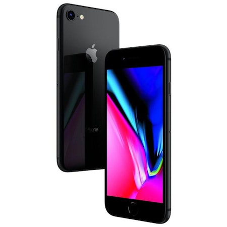 Apple iPhone 8 64GB Space Gray - BEGAGNAD - GOTT SKICK - OLÅST