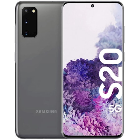Samsung Galaxy S20 5G 128GB Dual SIM Gray - BEGAGNAD - GOTT SKICK - OLÅST