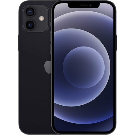 Apple iPhone 12 64GB Svart - BEGAGNAD - GOTT SKICK - OLÅST