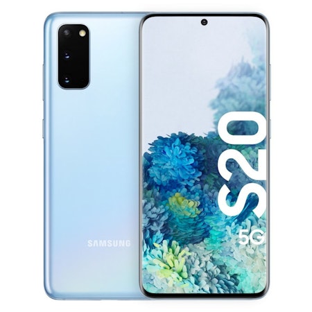 Samsung Galaxy S20 5G 128GB Dual SIM Blå - BEGAGNAD - GOTT SKICK - OLÅST