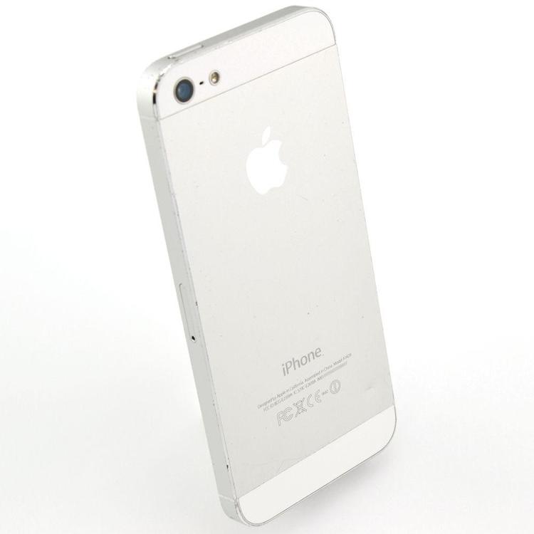 iPhone 5 16GB Silver - BEG - ANVÄNT SKICK - OPERATÖRSLÅST TELIA