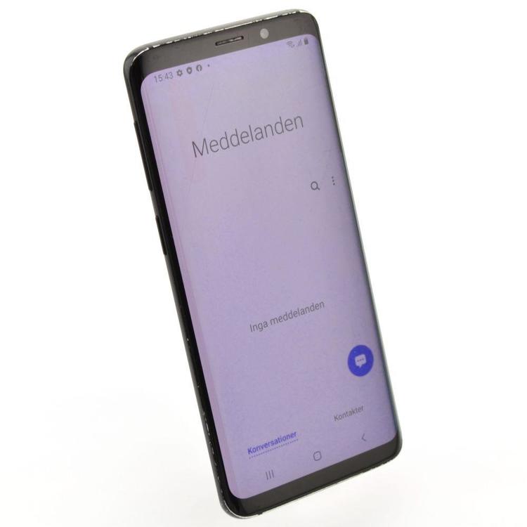 Samsung Galaxy S9 64GB Dual SIM Svart - BEG - ANVÄNT SKICK - OLÅST