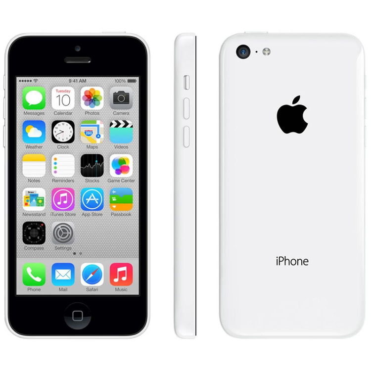 iPhone 5C 8GB  Vit - BEG - GOTT SKICK - OLÅST