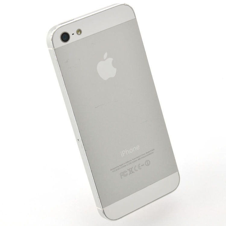 Apple iPhone 5 16GB Silver - BEGAGNAD - GOTT SKICK - OLÅST