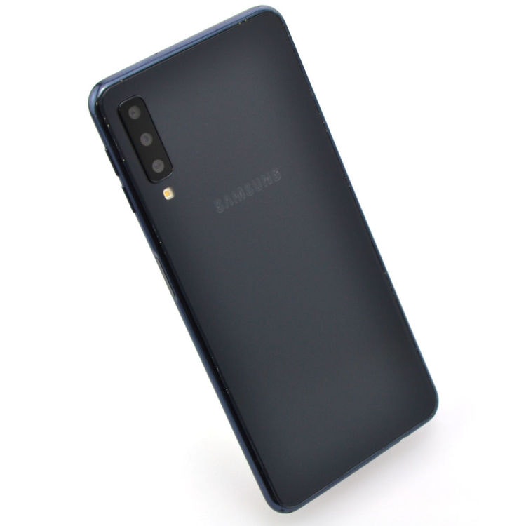 Samsung Galaxy A7 (2018) 64GB Dual SIM Svart - BEGAGNAD - GOTT SKICK - OLÅST