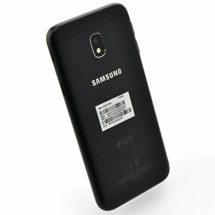 Samsung Galaxy J3 (2017) 16GB Dual SIM Svart - BEG - GOTT SKICK - OLÅST
