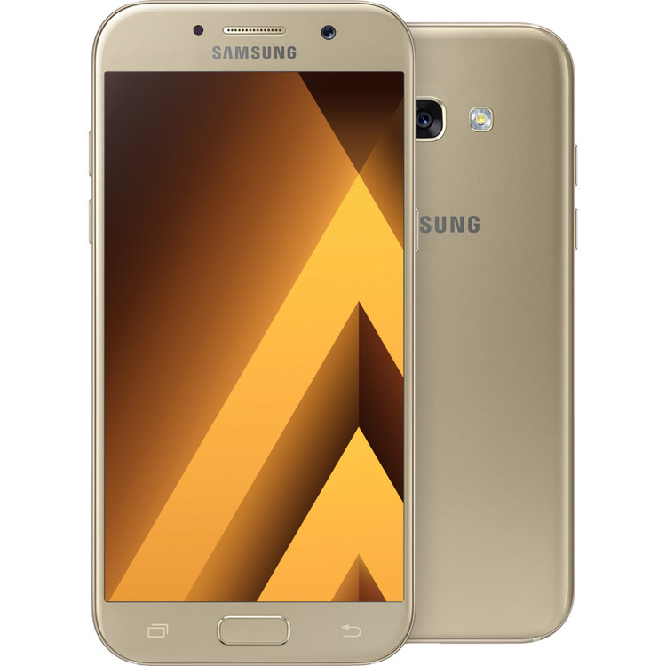 Samsung Galaxy A3 (2017) 16GB Guld - BEG - GOTT SKICK - OLÅST