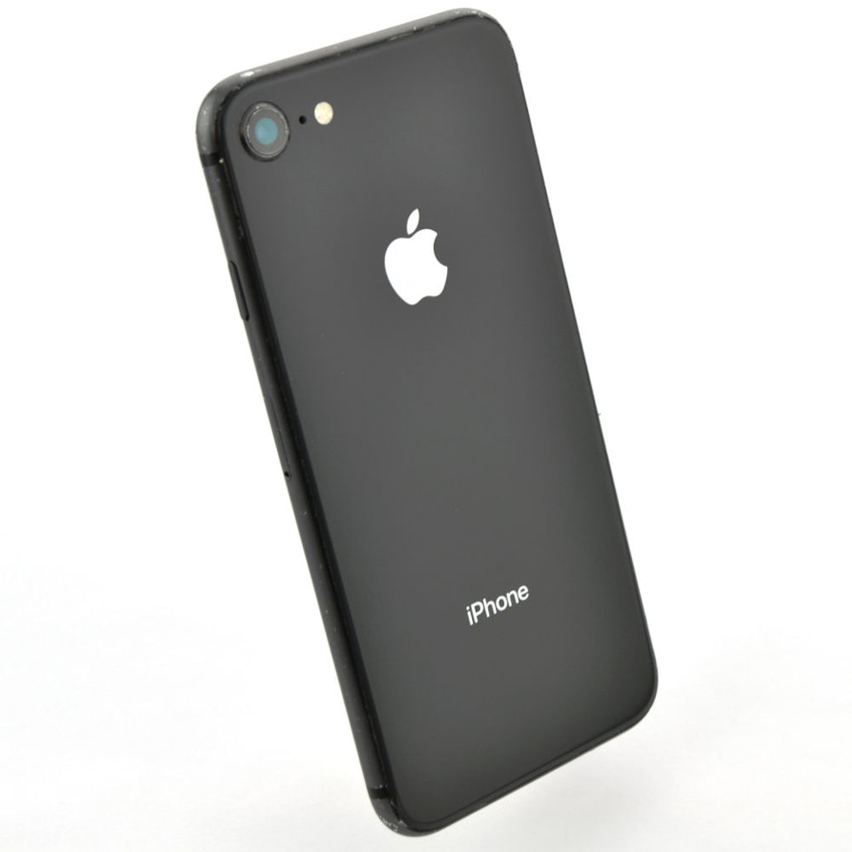 Apple iPhone 8 64GB Space Gray - BEGAGNAD - GOTT SKICK - OLÅST