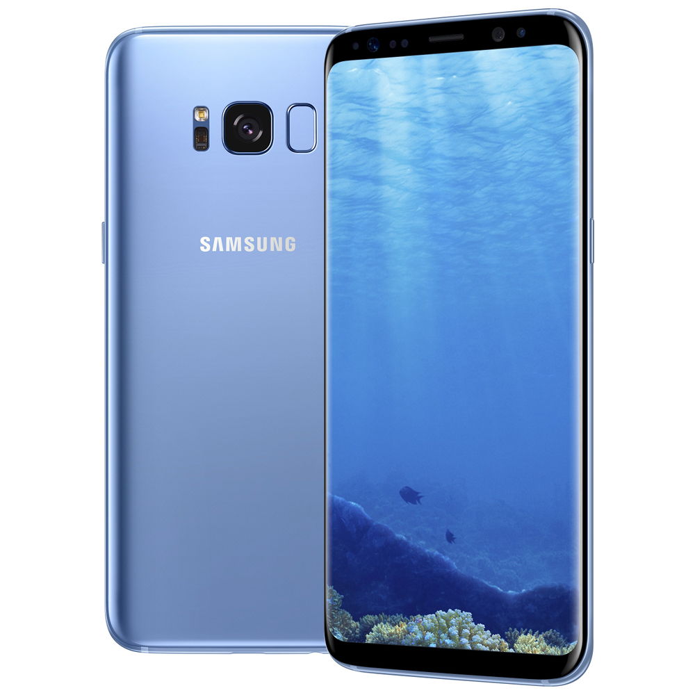 Samsung Galaxy S8 Plus 64GB Orchid Gray / Blue - BEGAGNAD - OKEJ SKICK - OLÅST