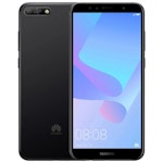 Huawei Y6 (2018) 16GB Dual SIM Svart - BEGAGNAD - FINT SKICK - OLÅST