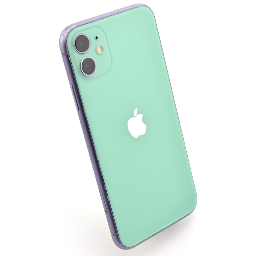 Apple iPhone 11 64GB Grön/Lila - BEGAGNAD - GOTT SKICK - OLÅST