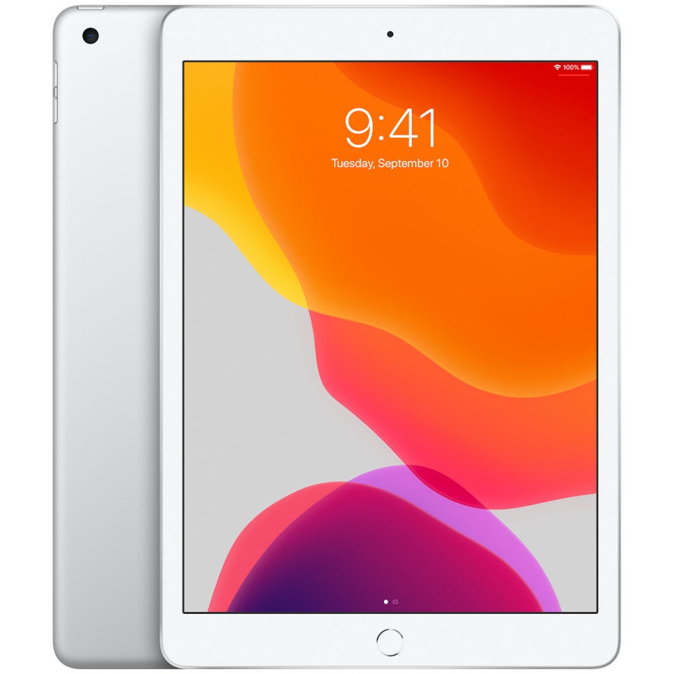 Apple iPad 7:e Gen 10.2" (2019) 32GB Wi-Fi Silver - BEGAGNAD - GOTT SKICK