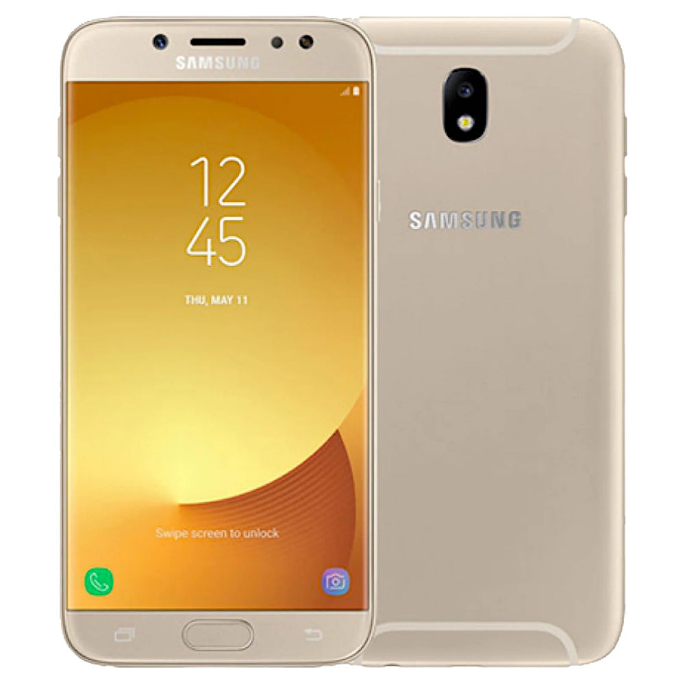 Samsung Galaxy J5 (2017) 16GB Dual SIM Guld - BEGAGNAD - GOTT SKICK - OLÅST