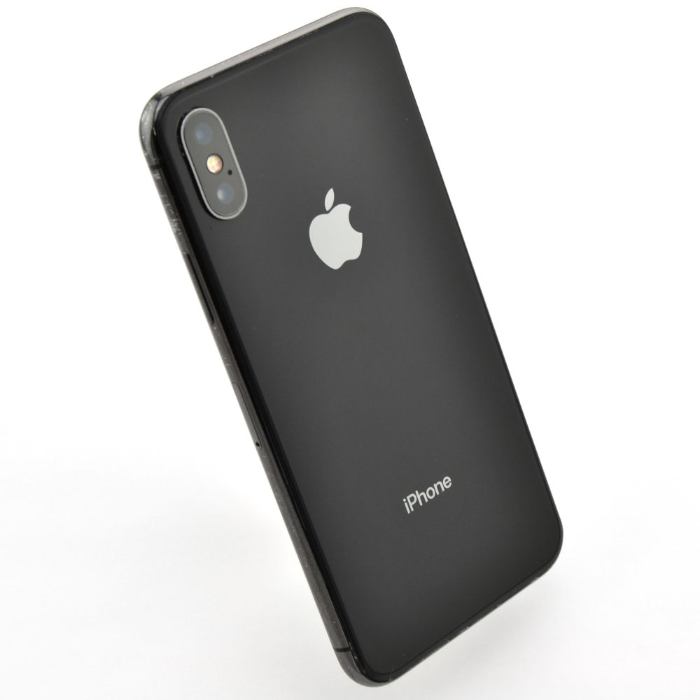 Apple iPhone X 64GB Space Gray - BEGAGNAD - GOTT SKICK - OLÅST
