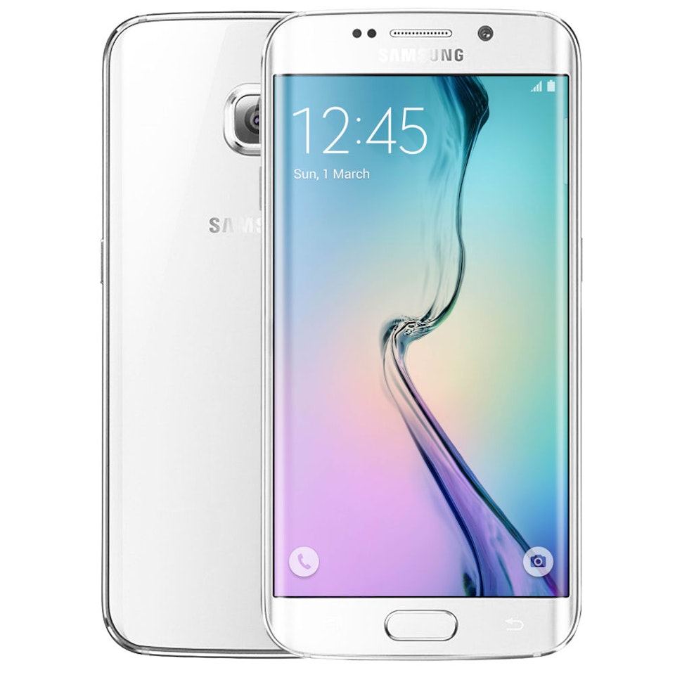 Samsung Galaxy S6 Edge 32GB Vit - BEGAGNAD - OKEJ SKICK - OLÅST