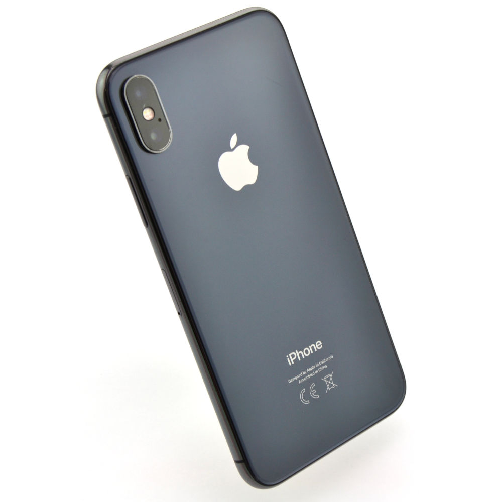 Apple iPhone X 256GB Space Gray - BEGAGNAD - GOTT SKICK - OLÅST
