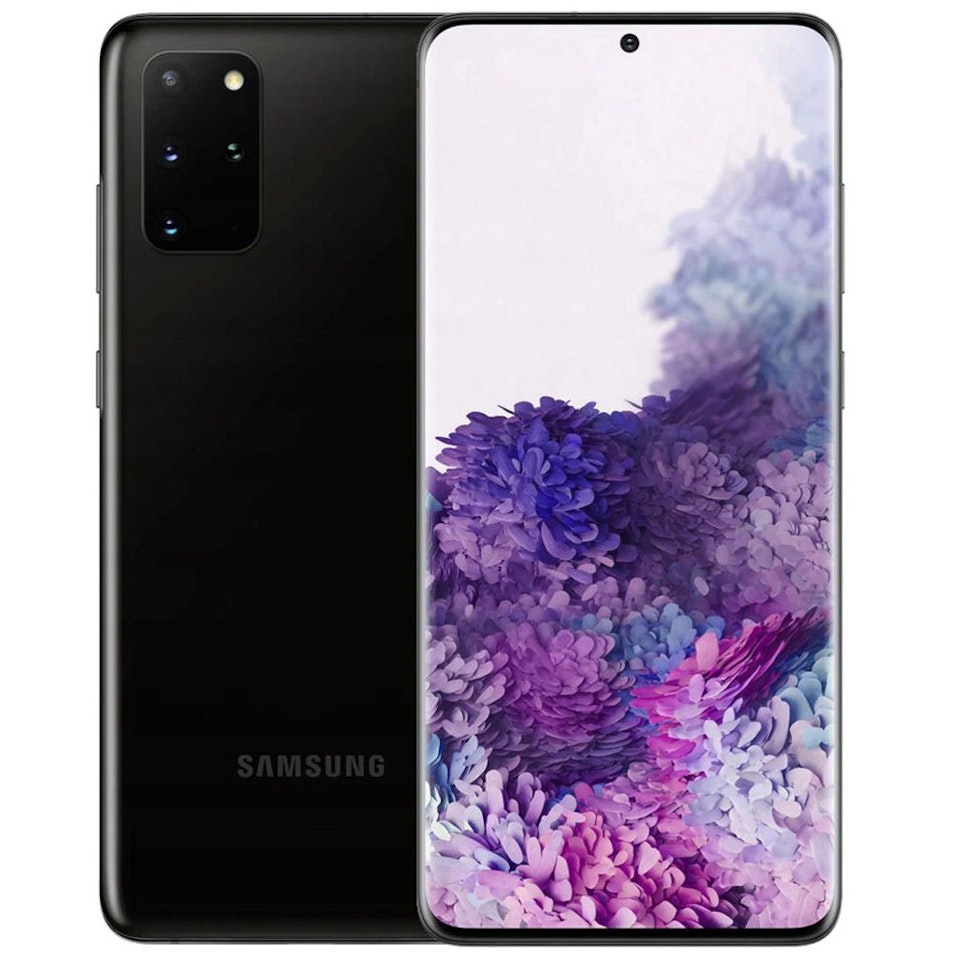 Samsung Galaxy S20 Plus 5G 128GB Dual SIM Svart - BEGAGNAD - GOTT SKICK - OLÅST