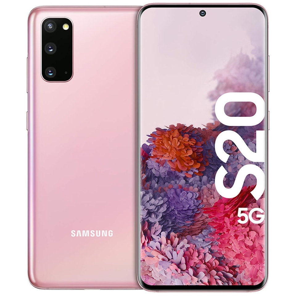 Samsung Galaxy S20 5G 128GB Dual SIM Rosa - BEGAGNAD - GOTT SKICK - OLÅST