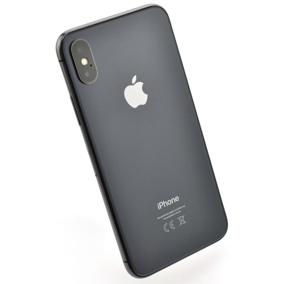 Apple iPhone X 256GB Space Gray - BEGAGNAD - GOTT SKICK - OLÅST