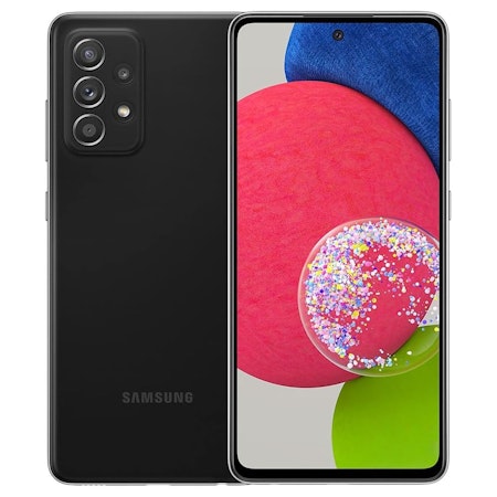 Samsung Galaxy A52s 5G 128GB Dual SIM Svart - BEGAGNAD - FINT SKICK - OLÅST