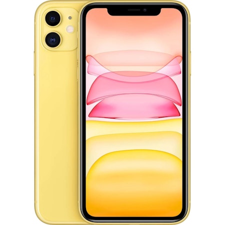 Apple iPhone 11 128GB Gul - BEGAGNAD - GOTT SKICK - OLÅST