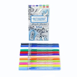 ACRYLIC MARKERS (12-PACK)