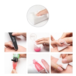 Nail Wipes - Nagelservetter Hårda - 200st