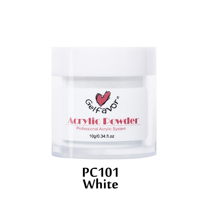 Akrylpulver - White PC101 - Vit