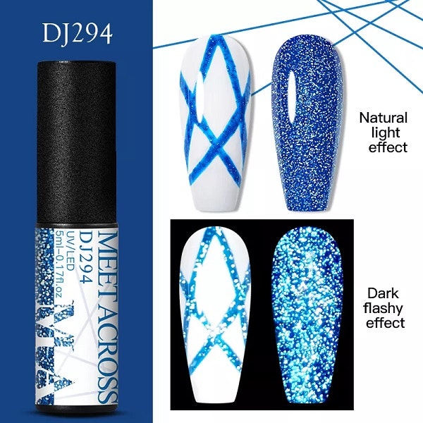 Gellack Decor - DJ294 Glittery Blue - 5ml