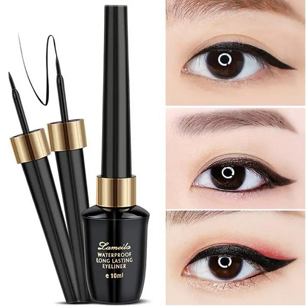 Flytande eyeliner  - Svart - 10 ml