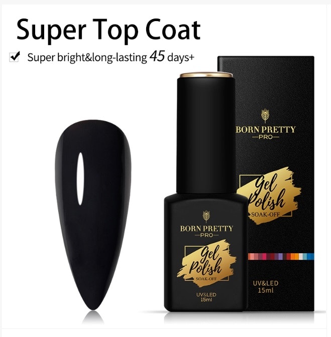 Super Top Coat 15ml - Soak off