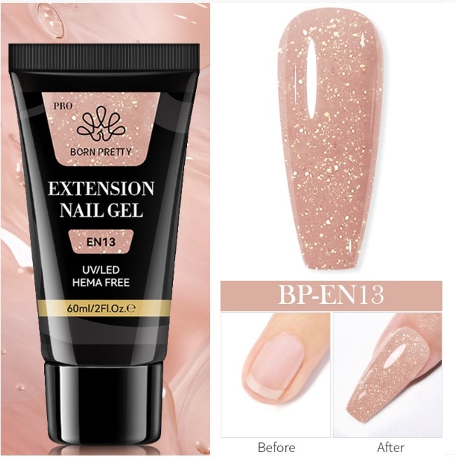 Polygel - 13 Nude Sparkling- 60ml
