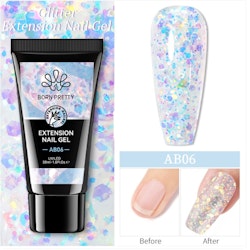 Polygel - Mermaid Sparkle AB06  - 30 ml