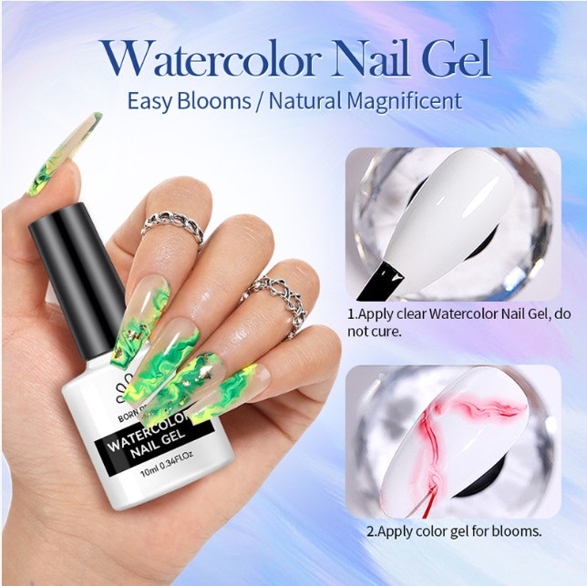 Gellack Vattenfärg Transparent - 10ml