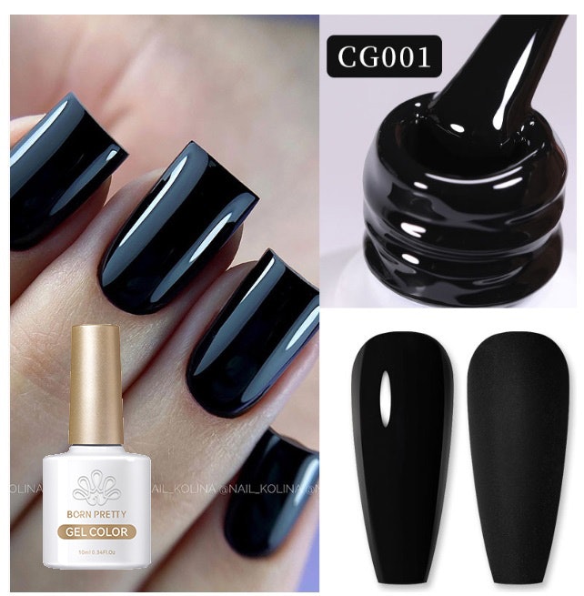 Gellack CG001 Svart - 10ml