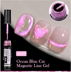Ocean Cat Magnetic Liner Purple - 5ml