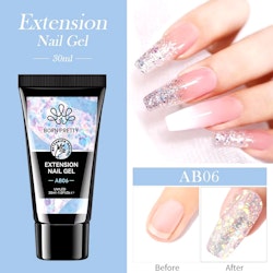 Polygel - Mermaid Sparkle AB06  - 30 ml