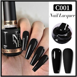 Nagellack - C001 - Svart 15ml