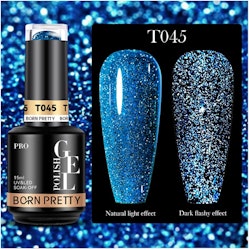 Gellack - Reflective Glitter Disco TF45 - 15 ml Hema Free