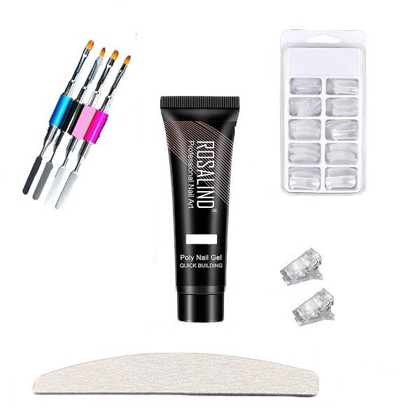 Polygel Startkit Mini med Tippar