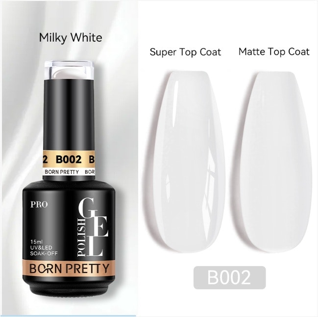 Quick Building Gel -  Milky White B002 -15ml Hema Free