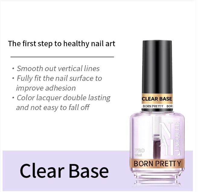 Nagellack - Base & Top - 15ml