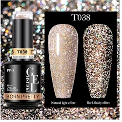 Gellack - Reflective Glitter Disco TF38 - 15 ml Hema Free