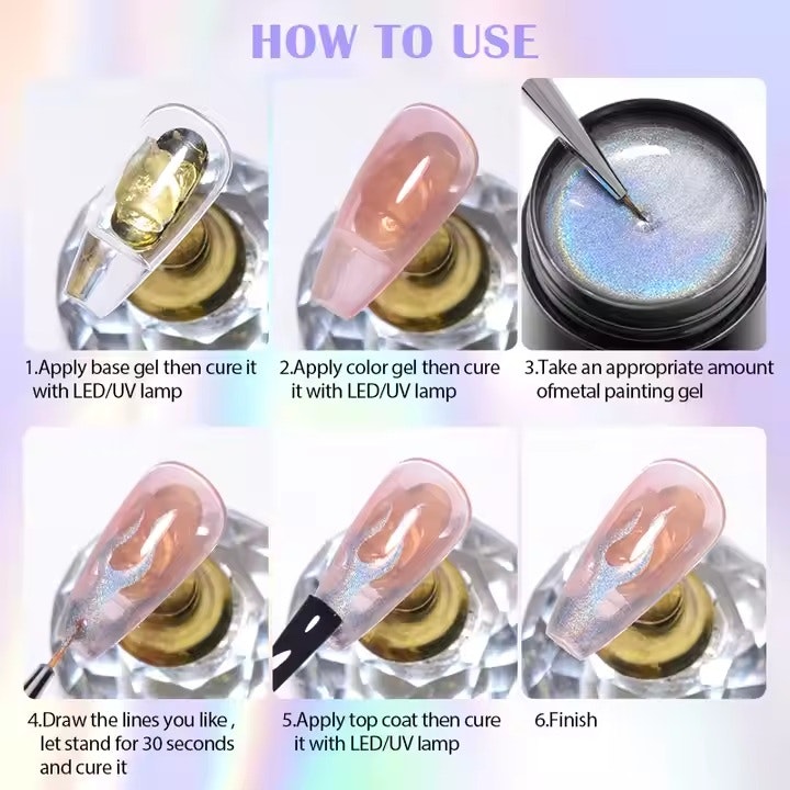 Laser Metal Painting Gel - 8ml
