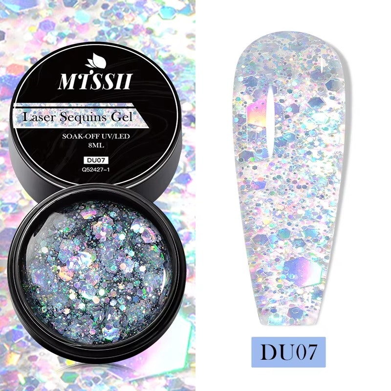 Laser Sequins Gel - Flera färger - 8ml