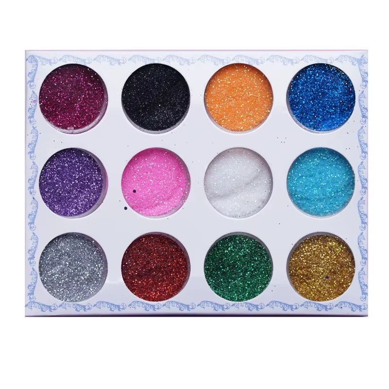 Glitter 12st Färger